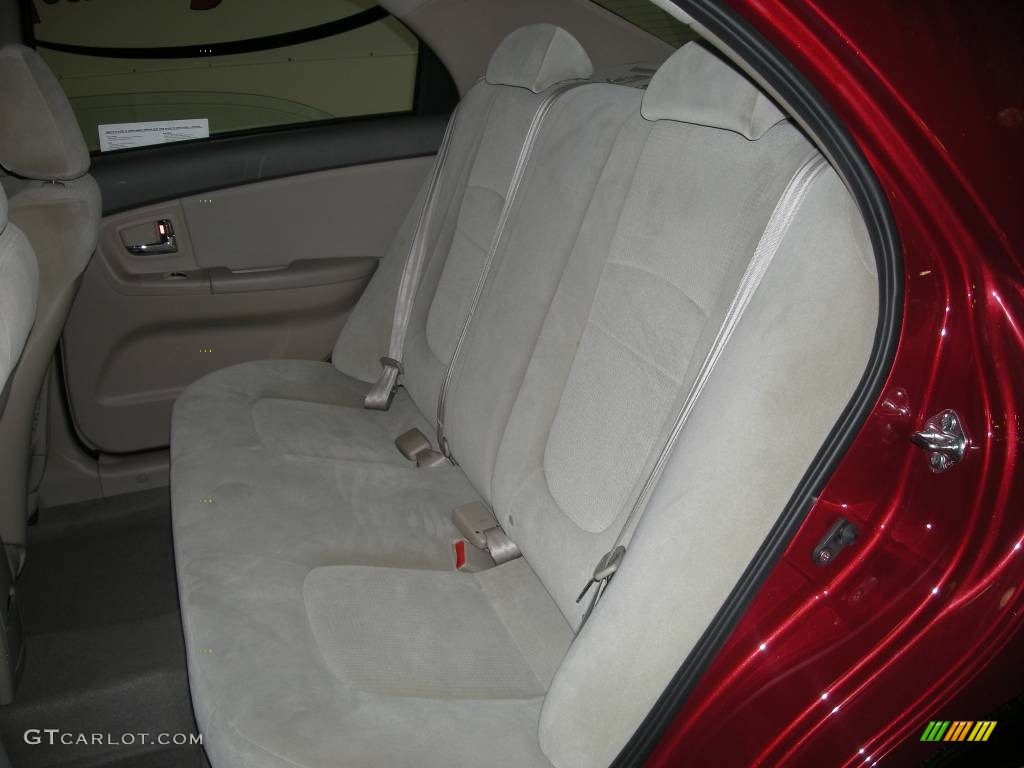 2006 Elantra GLS Sedan - Electric Red / Beige photo #7
