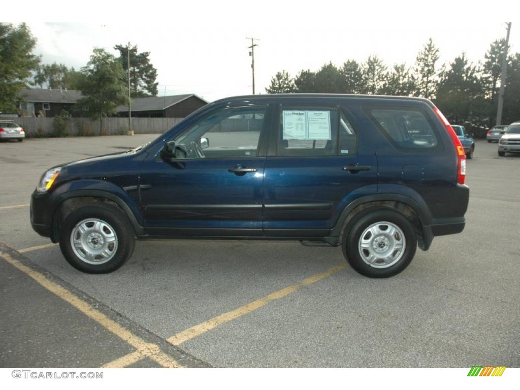 2006 CR-V LX 4WD - Royal Blue Pearl / Black photo #7