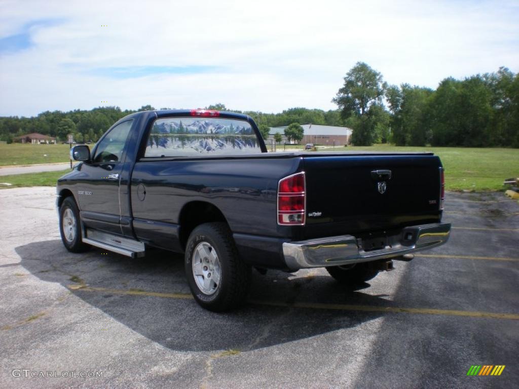 2005 Ram 1500 SLT Regular Cab - Patriot Blue Pearl / Dark Slate Gray photo #4