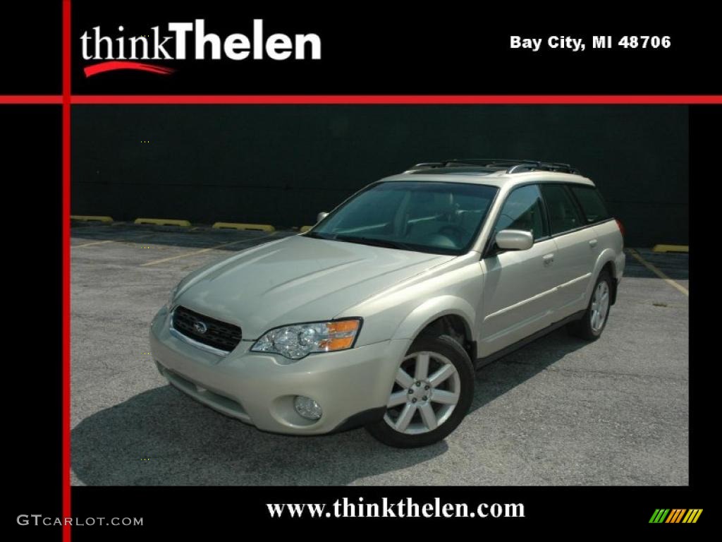2007 Outback 2.5i Limited Wagon - Champagne Gold Opal / Taupe Leather photo #1