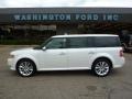 2010 White Platinum Tri-Coat Metallic Ford Flex Limited AWD  photo #1