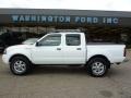 Avalanche White 2003 Nissan Frontier SC V6 Crew Cab 4x4