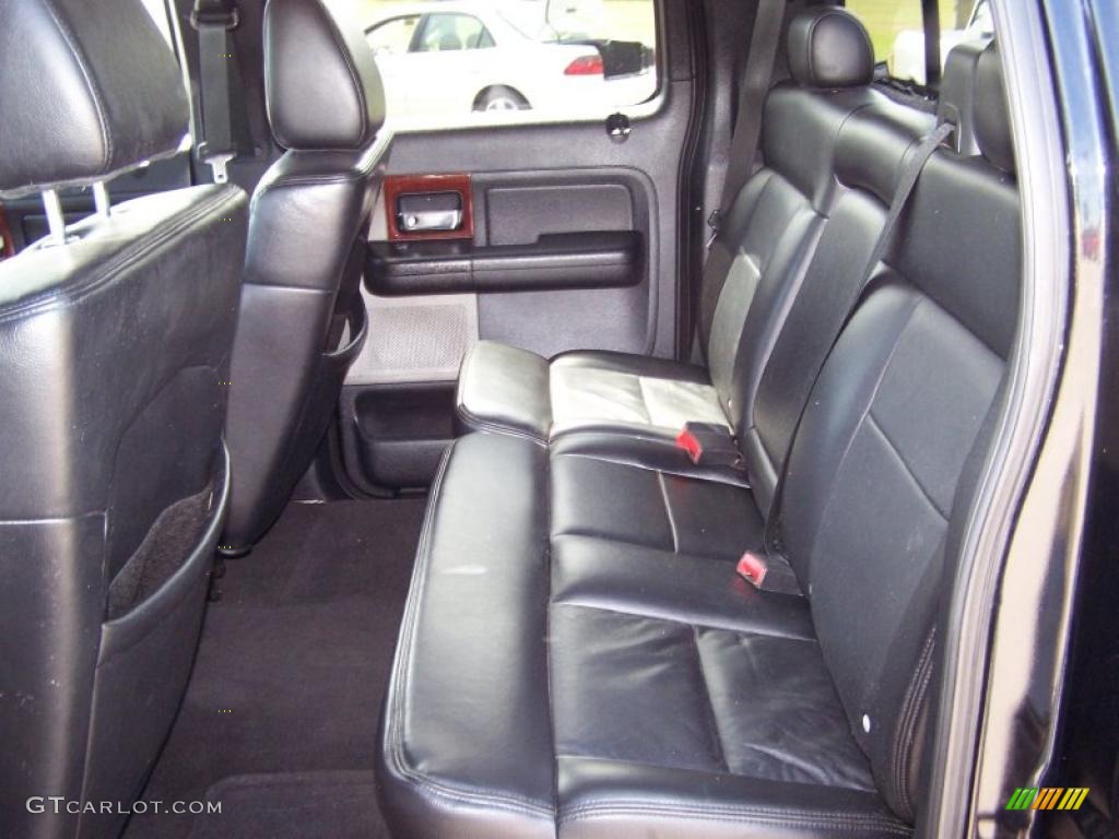 2006 F150 Lariat SuperCrew 4x4 - Black / Black photo #20