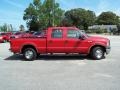 2007 Red Clearcoat Ford F250 Super Duty XL Crew Cab  photo #4