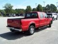 2007 Red Clearcoat Ford F250 Super Duty XL Crew Cab  photo #5