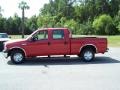 2007 Red Clearcoat Ford F250 Super Duty XL Crew Cab  photo #8