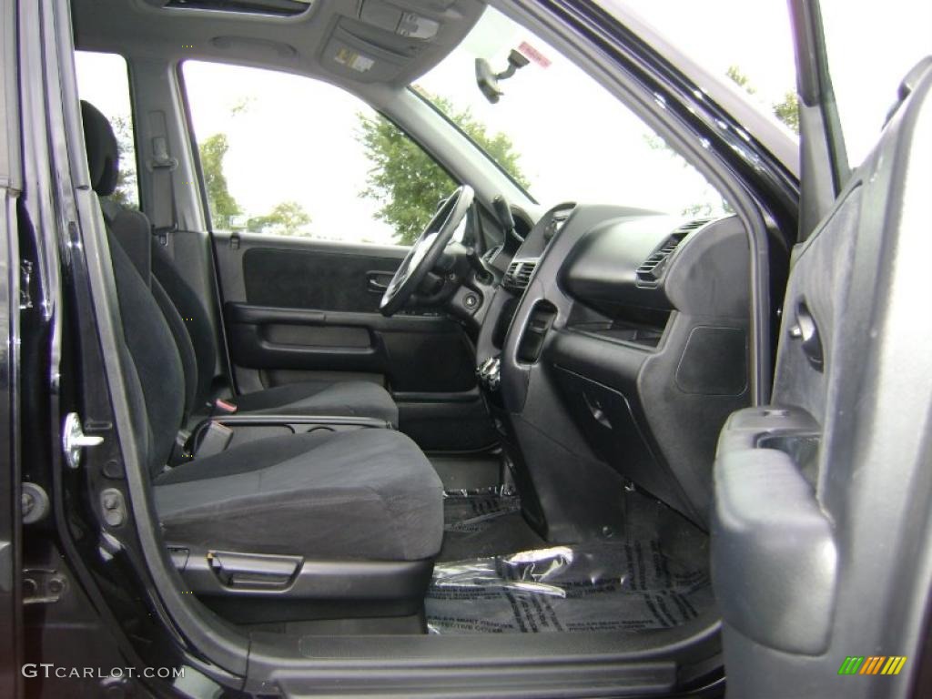 2006 CR-V EX 4WD - Nighthawk Black Pearl / Black photo #11