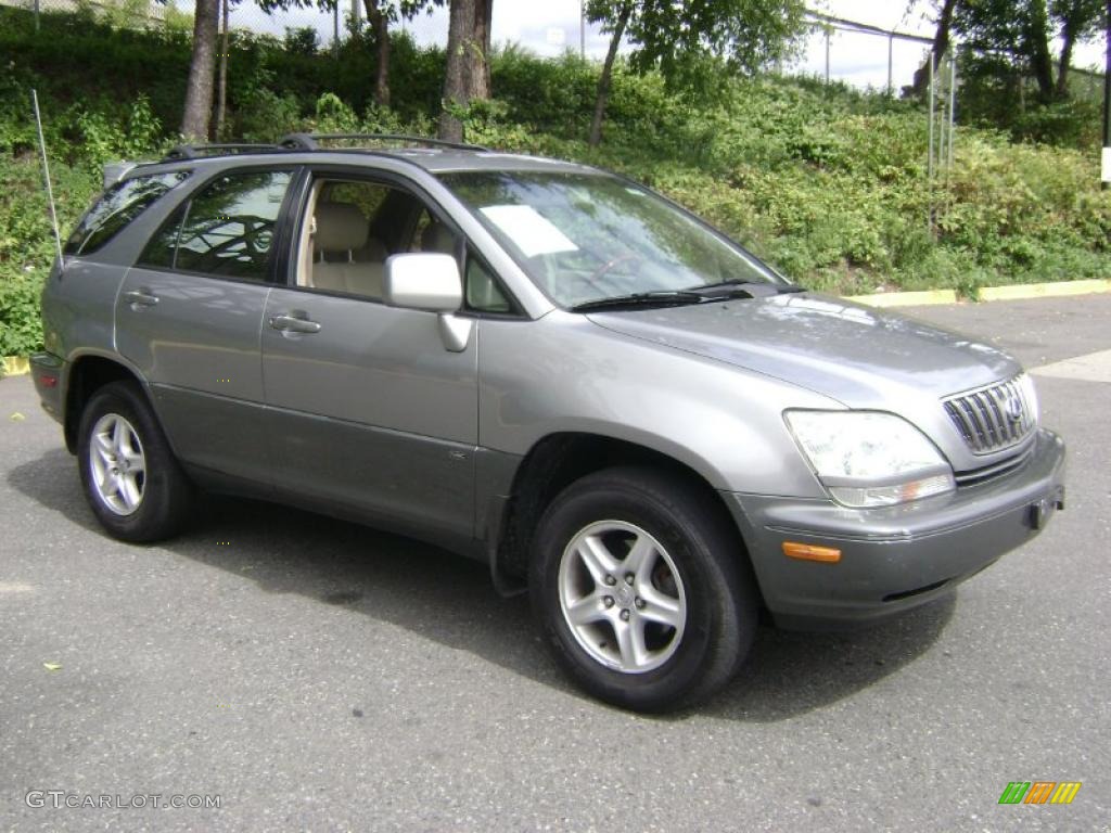 2001 RX 300 AWD - Mineral Green Metallic / Ivory photo #3