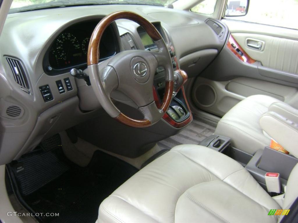 2001 RX 300 AWD - Mineral Green Metallic / Ivory photo #7