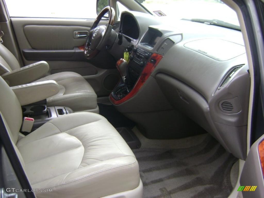 2001 RX 300 AWD - Mineral Green Metallic / Ivory photo #16