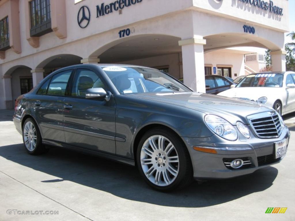 2008 E 350 Sedan - Flint Grey Metallic / Ash photo #1