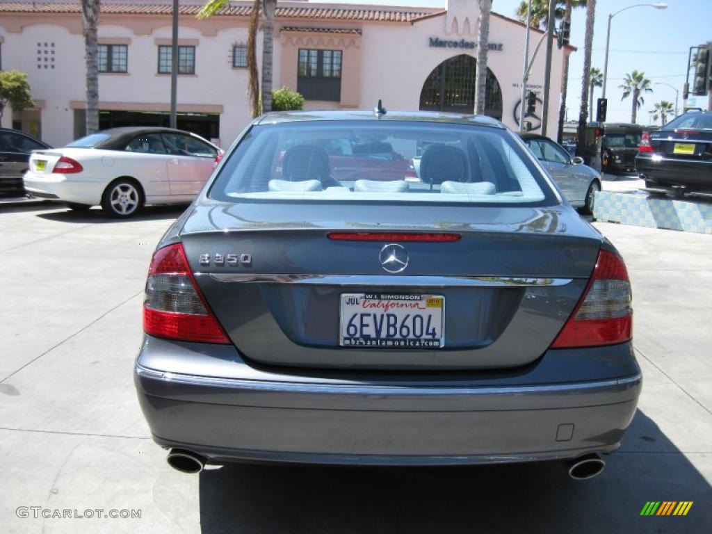 2008 E 350 Sedan - Flint Grey Metallic / Ash photo #3