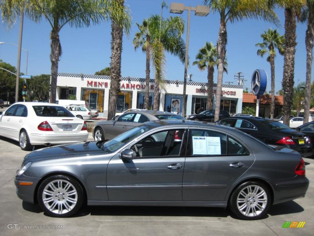 2008 E 350 Sedan - Flint Grey Metallic / Ash photo #5