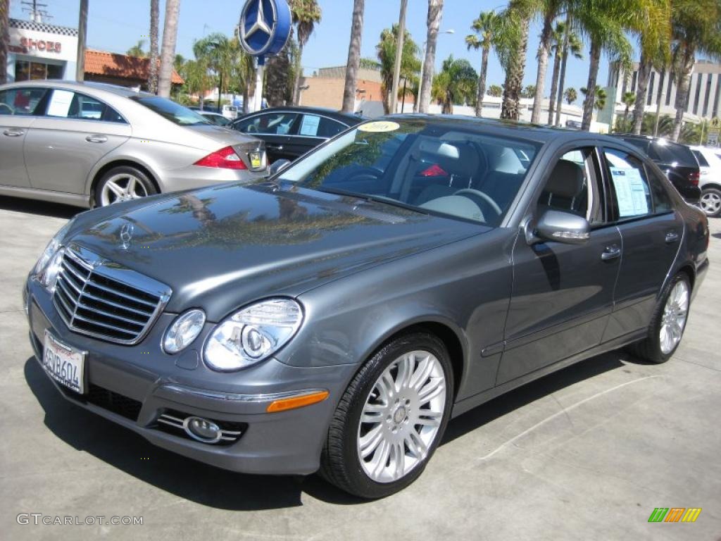 2008 E 350 Sedan - Flint Grey Metallic / Ash photo #6