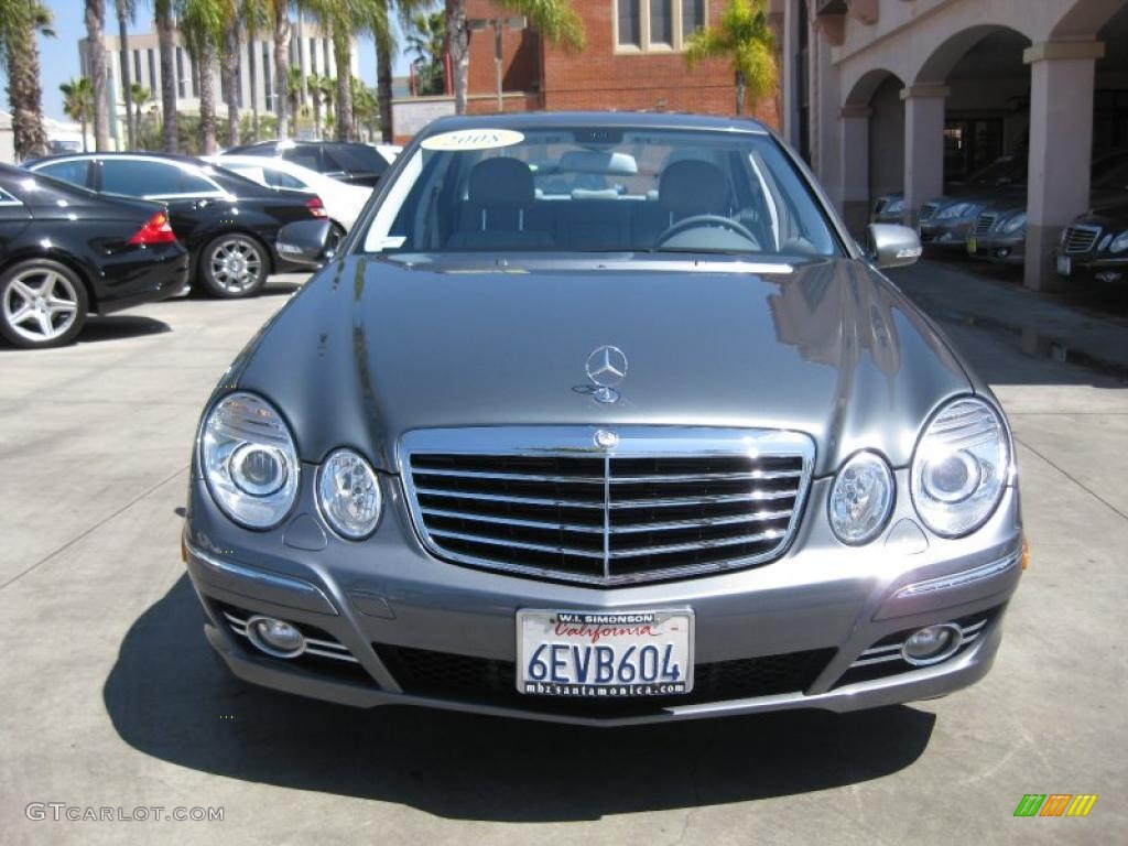 2008 E 350 Sedan - Flint Grey Metallic / Ash photo #7
