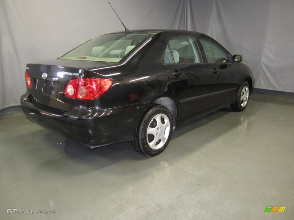 2008 Corolla LE - Black Sand Pearl / Stone photo #3