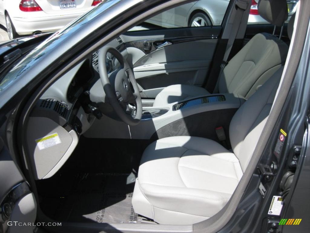 2008 E 350 Sedan - Flint Grey Metallic / Ash photo #18