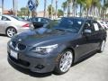 Platinum Grey Metallic - 5 Series 550i Sedan Photo No. 6