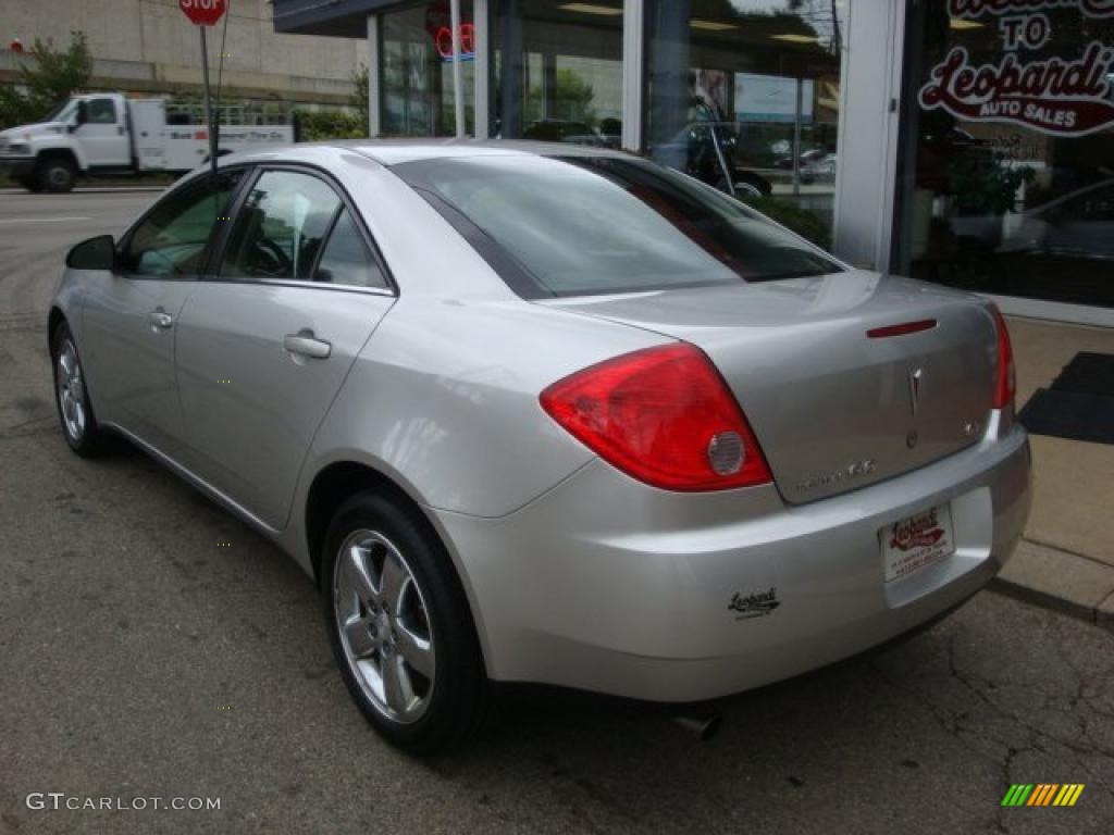 2008 G6 GT Sedan - Liquid Silver Metallic / Ebony Black photo #3