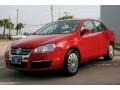 2008 Salsa Red Volkswagen Jetta S Sedan  photo #9