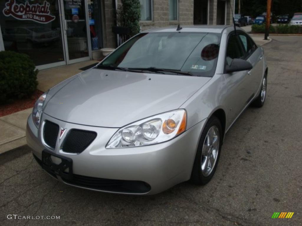 2008 G6 GT Sedan - Liquid Silver Metallic / Ebony Black photo #8