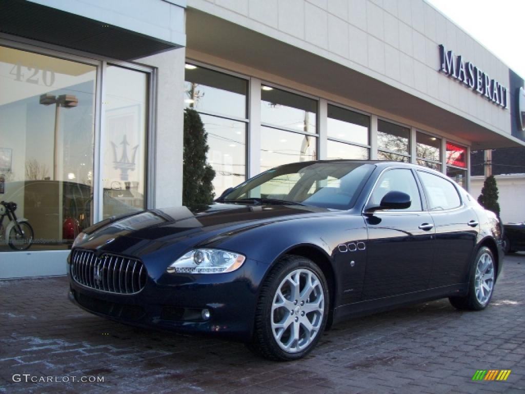 2009 Quattroporte S - Blu Oceano (Blue) / Avorio photo #1