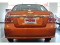 2008 Spicy Orange Metallic Chevrolet Aveo LS Sedan  photo #6