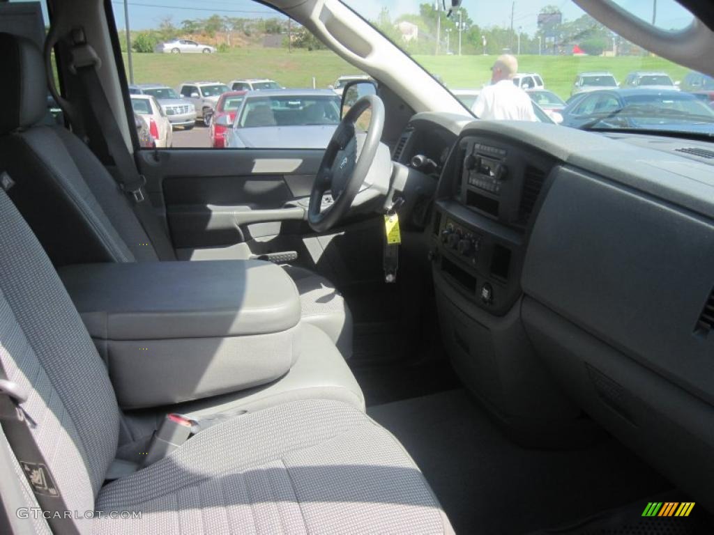 2008 Ram 1500 SXT Quad Cab - Mineral Gray Metallic / Medium Slate Gray photo #16