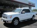 2010 Oxford White Ford F150 Lariat SuperCrew  photo #1