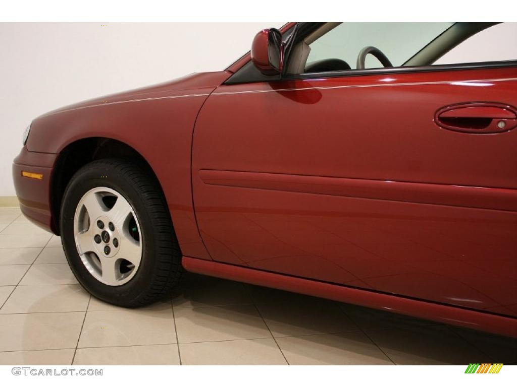 2003 Malibu LS Sedan - Redfire Metallic / Gray photo #25