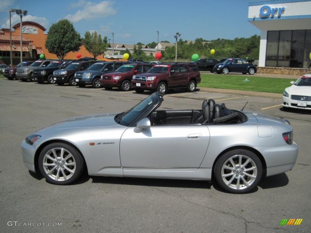 2006 S2000 Roadster - Sebring Silver Metallic / Black photo #2