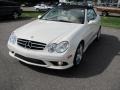 2008 Arctic White Mercedes-Benz CLK 550 Cabriolet  photo #2