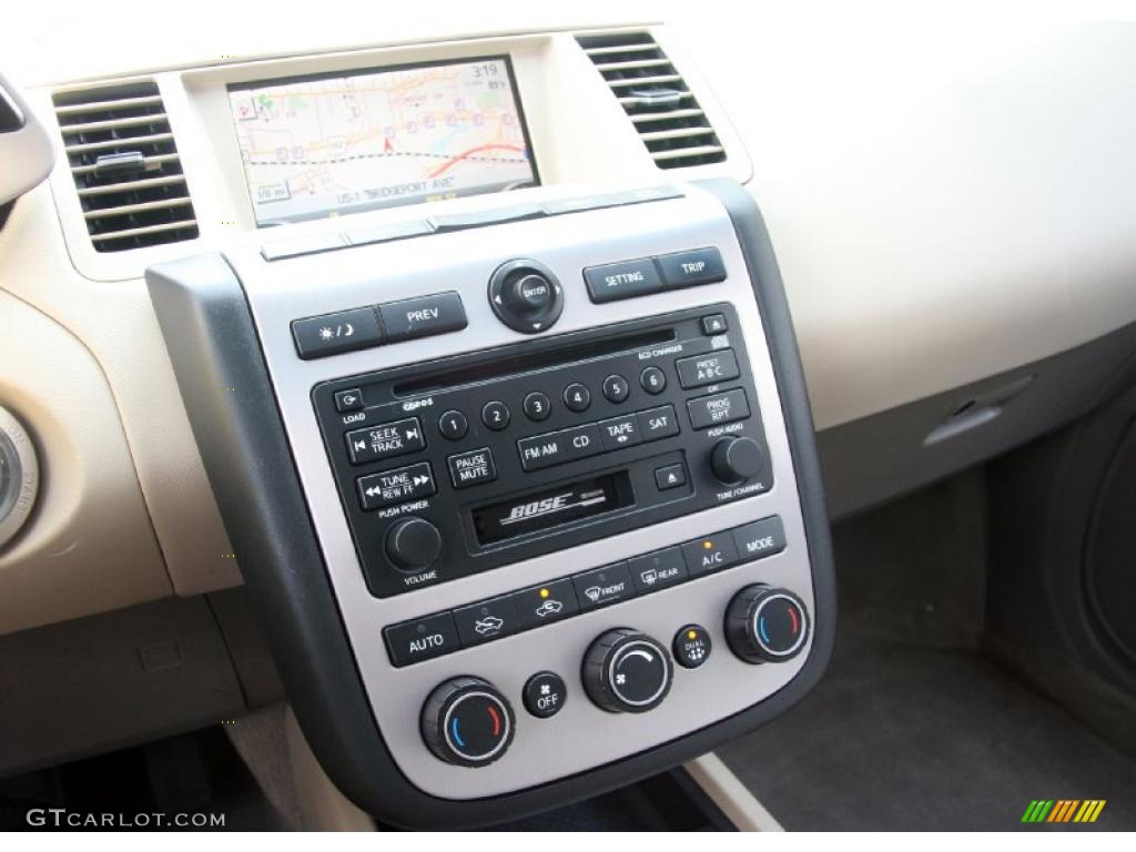 2005 Murano SL AWD - Sheer Silver Metallic / Cafe Latte photo #22