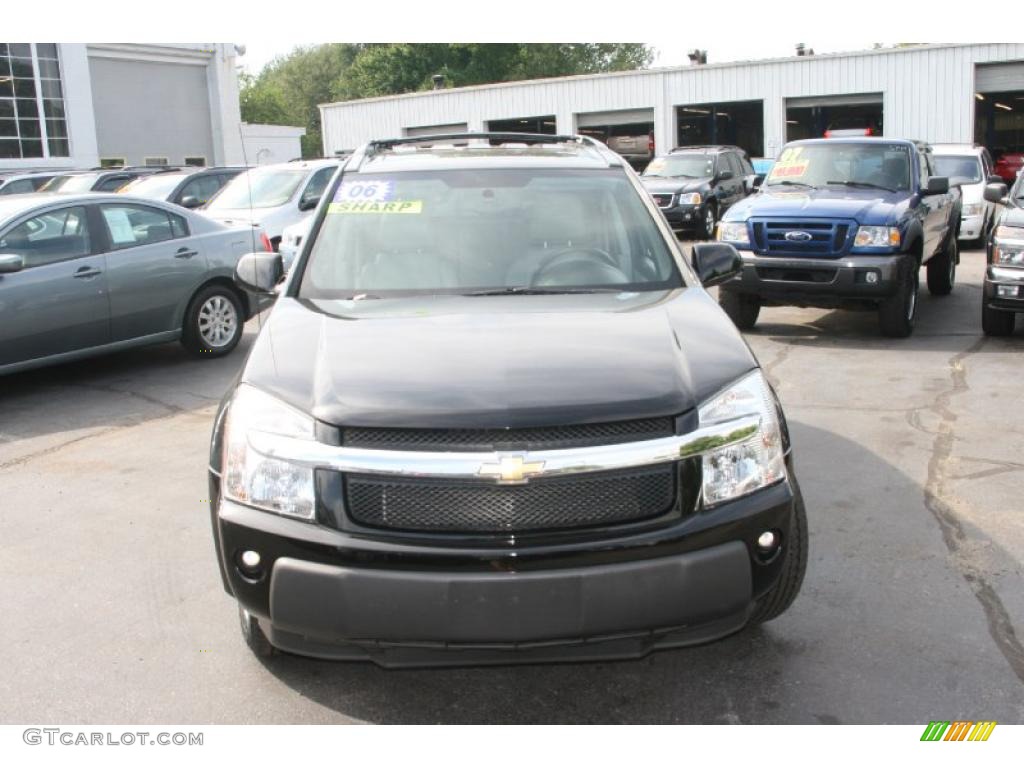 2006 Equinox LT AWD - Black / Light Gray photo #2