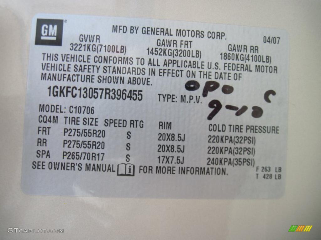 2007 Yukon SLT - Gold Mist Metallic / Light Tan photo #14