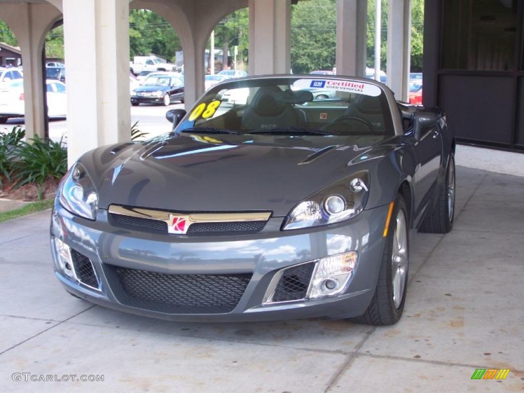 2008 Sky Red Line Roadster - Techno Gray / Black photo #4