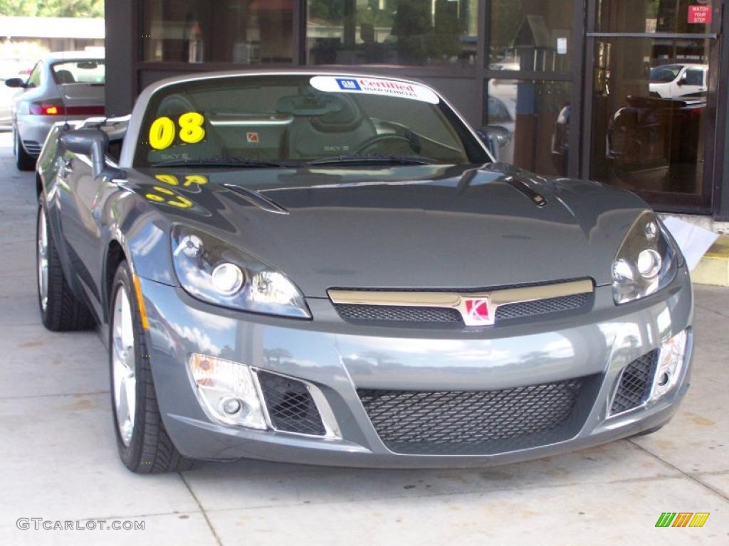 2008 Sky Red Line Roadster - Techno Gray / Black photo #5