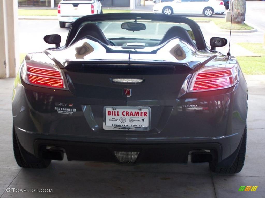 2008 Sky Red Line Roadster - Techno Gray / Black photo #8