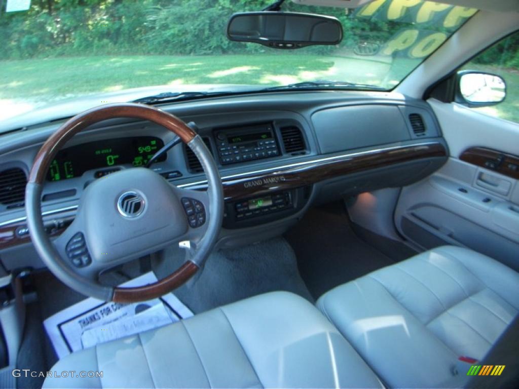 2004 Grand Marquis LS - Silver Birch Metallic / Light Flint photo #18