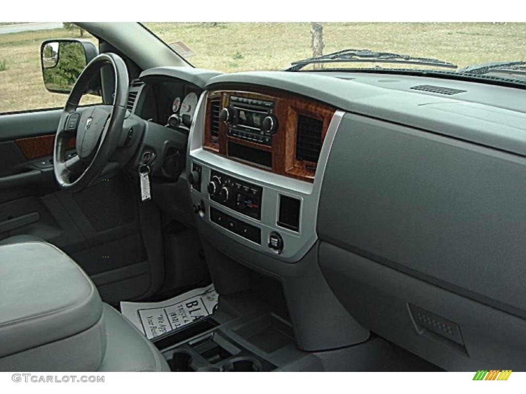 2007 Ram 3500 Laramie Mega Cab 4x4 Dually - Brilliant Black Crystal Pearl / Medium Slate Gray photo #21