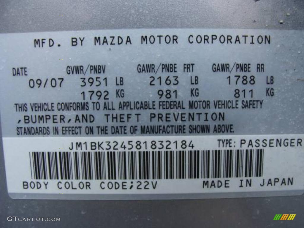 2008 MAZDA3 s Touring Sedan - Sunlight Silver Metallic / Black photo #15