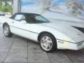 1990 White Chevrolet Corvette Convertible  photo #3