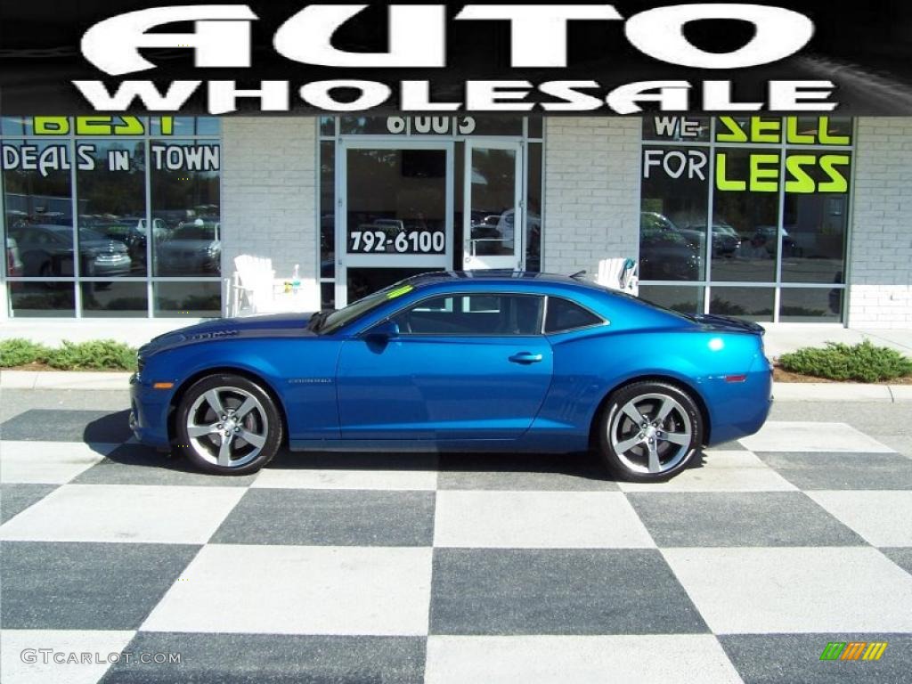 Aqua Blue Metallic Chevrolet Camaro