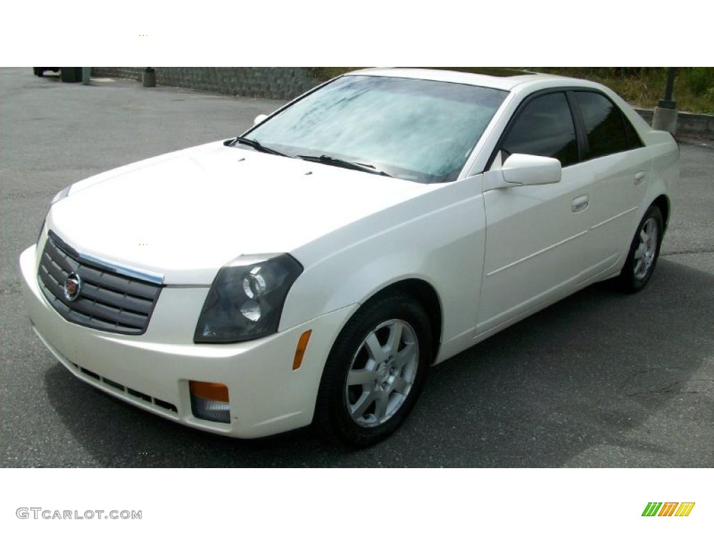 2005 CTS Sedan - White Diamond / Light Neutral photo #1
