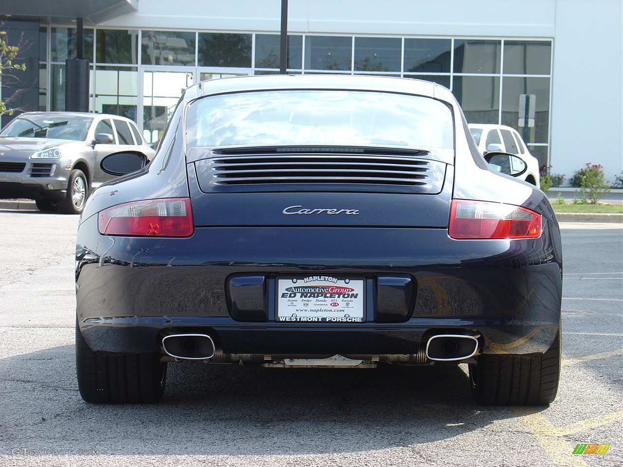 2008 911 Carrera Coupe - Midnight Blue Metallic / Sand Beige photo #7