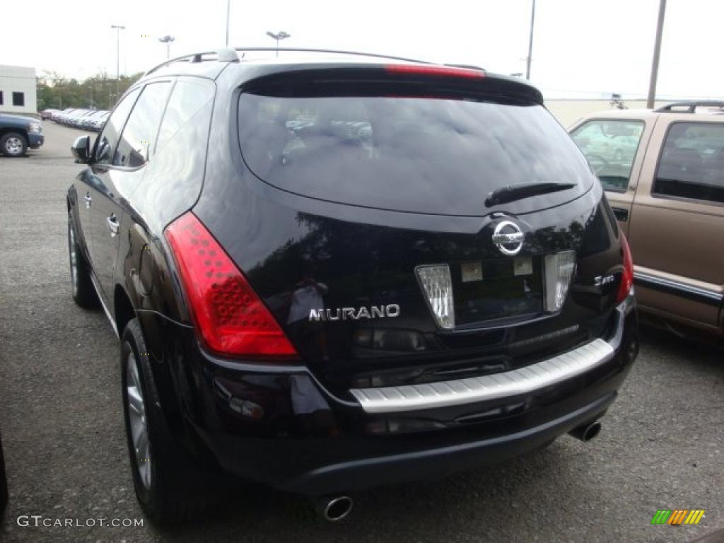 2006 Murano S AWD - Midnight Blue Pearl / Cafe Latte photo #4