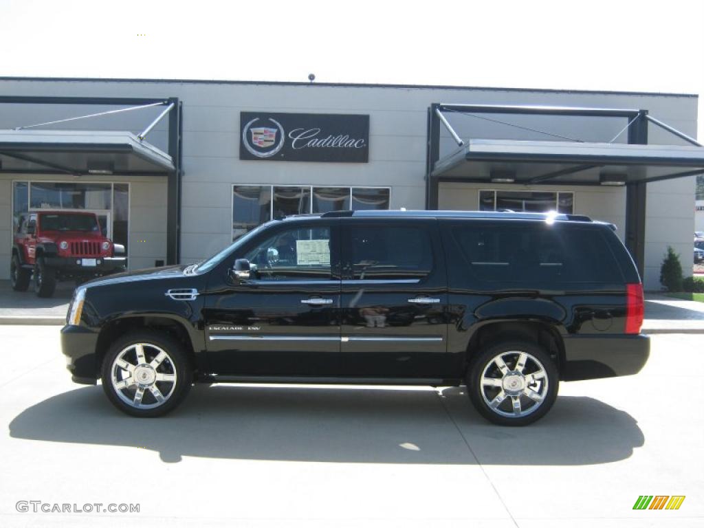 2011 Escalade ESV Premium - Black Raven / Ebony/Ebony photo #2