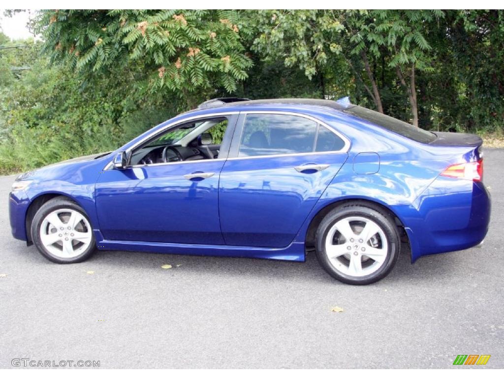 2009 TSX Sedan - Vortex Blue Pearl / Ebony photo #9