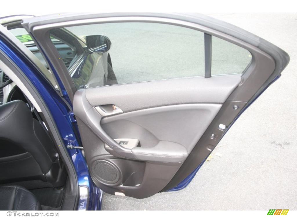2009 TSX Sedan - Vortex Blue Pearl / Ebony photo #15