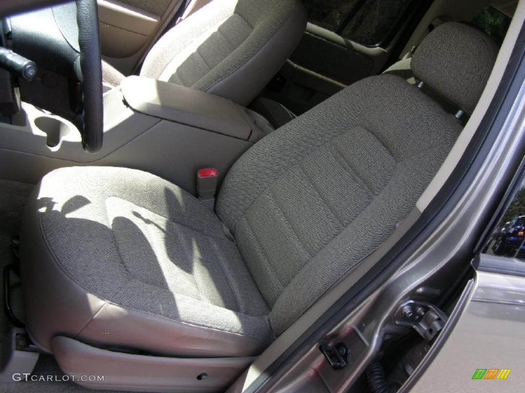 2004 Explorer XLS 4x4 - Mineral Grey Metallic / Medium Parchment photo #15
